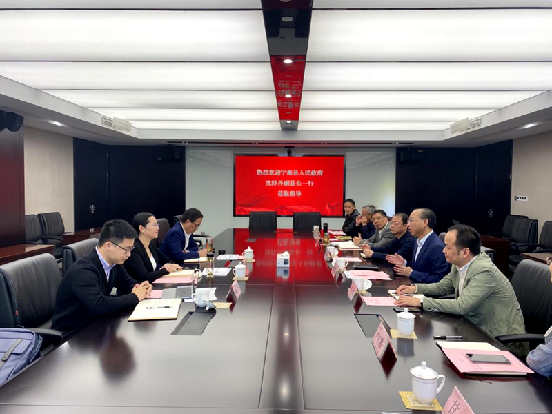 寧?？h副縣長沈紓丹一行到訪浙農